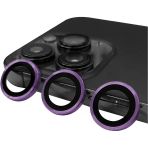 Zore İphone 14 Pro Uyumlu Msra Cl-07 Kamera Lens Koruyucu-Derin Mor