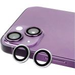 Zore İphone 14 Uyumlu Msra Cl-07 Kamera Lens Koruyucu-Gümüş