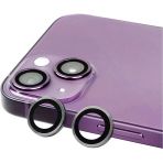 Zore İphone 14 Uyumlu Msra Cl-07 Kamera Lens Koruyucu-Koyu Gri