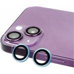 Zore İphone 14 Uyumlu Msra Cl-07 Kamera Lens Koruyucu-Mavi