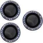 Zore İphone 15 Pro Max Uyumlu Msra Cl-06 Kamera Lens Koruyucu-Midnight