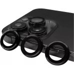 Zore İphone 15 Pro Uyumlu Msra Cl-07 Kamera Lens Koruyucu-Siyah