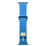 Zore KRD-73 Apple Watch 7 45 mm Uyumlu Mavi Silikon Kordon