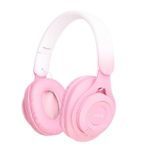 Zore M6 Plus Pembe Ayarlanabilir ve Katlanabilir Kulak Üstü Bluetooth Kulaklık