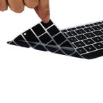 Zore More TR Apple Macbook 13.3' Pro 2022 M2 Klavye Koruyucu Silikon Ped Dizüstü Ekran Koruyucu