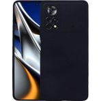 ZORE Poco M4 Pro 4G Kılıf MSRA Premier Silikon Kapak - Siyah