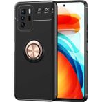 ZORE Poco X3 GT Kılıf MSRA Ravel Silikon Kapak - Siyah-Rose Gold