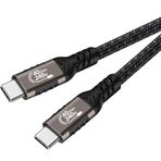 Zore QG01 Type-C To Type-C Usb4 Pd Data Kablosu 240W 40GBPS 8K@60Hz 0.5 Metre - Siyah