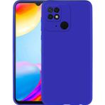 ZORE Redmi 10C Kılıf MSRA Premier Silikon Kapak - Saks Mavi