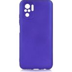 ZORE Redmi Note 10 Kılıf MSRA Premier Silikon Kapak - Saks Mavi