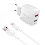Zore Reeder P12 Curve Vest Micro 2 in 1 2.4A Hızlı Şarj Seti