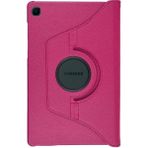Zore Samsung Galaxy Tab S6 Lite P610 Dönen Standlı Kapaklı + Nano Cam Ekran Koruyucu 10.4 inç- Pembe Kılıf