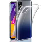 zore Samsung M31S Kılıf Crystal Clear 1. Sınıf Şeffaf Silikon