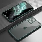 Zore SHF02D1101 Apple Iphone 11 Pro Max Dört Köşeli Lazer Silikon Cep Telefonu Kılıf