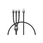 zore Shira Serisi 3 In 1 Usb Kablo 30cm Çoklu Şarj Aleti