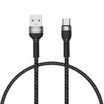 Zore Shira Serisi 30 cm Type-C Siyah USB Kablo
