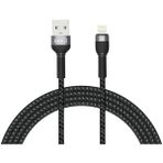 Zore Shira Serisi Lightning USB Kablo 2m - Siyah