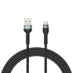 Zore Shira Serisi Micro USB Kablo 2m - Siyah