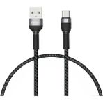 Zore Shira Serisi Type-C USB Kablo 30CM - Siyah