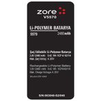 Zore Vestel Venüs V3 5570 A Kalite Uyumlu Batarya