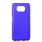 Zore Xiaomi ile uyumlu Poco X3 Kılıf Zore Premier Silikon Kapak Saks Mavi