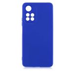 Zore Xiaomi ile uyumlu Redmi Note 11 Pro Plus 5G Kılıf Zore Premier Silikon Kapak Saks Mavi