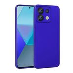 Zore Xiaomi ile uyumlu Redmi Note 13 Pro 5G Kılıf Zore Premier Silikon Kapak Saks Mavi
