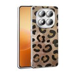 Zore Xiaomi ile uyumlu Redmi Note 14 Pro Plus Kılıf Desenli Zore Mep Kapak Gold Leopar