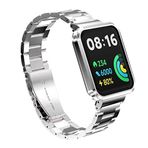 Zore Xiaomi İle Uyumlu Redmi Watch 2 Lite KRD-60 Metal Kordon Gümüş