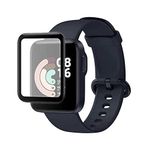 Zore Xiaomi İle Uyumlu Redmi Watch 3 Active PMMA Pet Saat Ekran Koruyucu, Siyah
