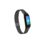 Zore Xiaomi Mi Band 6 Uyumlu Krd-06 Metal Zore Kordon-Siyah