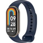 Zore Xiaomi Mi Band 9 Uyumlu Serisi Klasik Kordon Silikon Strap Kayış - Midnight Blue