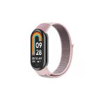 ZORE Xiaomi Mi Band 9 Zore Krd-03 Hasır Kordon-Pink Sand