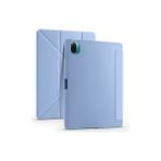 ZORE Xiaomi Mi Pad 5 Kılıf Tri Folding Kalem Bölmeli Standlı Kılıf - Mavi