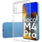 Zore Xiaomi Poco M4 Pro 4G Kılıf Msra Süper Silikon Kapak-Renksiz