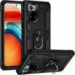 Zore Xiaomi Poco X3 GT Zırhlı Standlı Mıknatıslı Tank Kapak - Siyah Kılıf