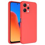 Zore Xiaomi Redmi 12 Mara Lansman Kapak Kırmızı Cep Telefonu Kılıfı