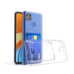 Zore Xiaomi Redmi 9C Kartlıklı Şeffaf Setra Clear Silikon Kapak Kılıf