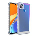 Zore Xiaomi Redmi 9C Simli ve Renk Geçiş Tasarımlı Lens Korumalı Park Kapak Kılıf