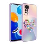 Zore Xiaomi Redmi Note 11 Pro 5G Kamera Korumalı Desenli Sert Silikon Epoksi Kapak Kılıf