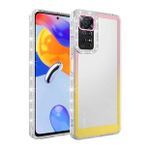 Zore Xiaomi Redmi Note 11S Global Simli ve Renk Geçiş Tasarımlı Lens Korumalı Park Kapak Kılıf