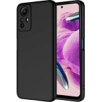 Zore Xiaomi Redmi Note 12S Kılıf Msra Mara Laaakan Kapak-Siyah