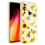 Zore Xiaomi Redmi Note 8 Kamera Korumalı Desenli Sert Silikon Epoksi Kapak Kılıf