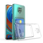 Zore Xiaomi Redmi Note 9 Pro Kartlıklı Şeffaf Setra Clear Silikon Kapak Kılıf
