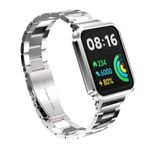 Zore Xiaomi Redmi Watch 2 Lite Zore KRD-60 Gümüş Metal Kordon