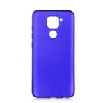 Zore Xioami ile uyumlu Redmi Note 9 Kılıf Premier Silikon Kapak Saks Mavi