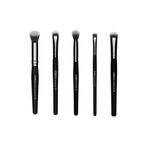 Z'oreya Pro 5 Parça Göz Detay Eyeliner Concealer Makyaj Fırça Seti + Çanta