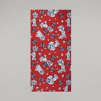 Zorluteks Karakter Lisanslı Plaj Havlusu 75x150 cm Kırmızı