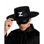 Zorro Tarzı Şapka ve Göz Maskesi Seti