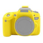 ZORSOME Canon EOS G7 X Mark II Kamera Kılıfı için, Silikon Kauçuk Kamera Muhafazası Canon EOS G7 X Mark II için Koruyucu Kapak Kılıfı, Sarı